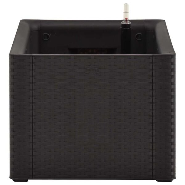 vidaXL H&oslash;ybed med selvvanningssystem antrasitt 100x43x33 cm