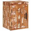 vidaXL Nattbord Brun 35 x 33 x 48 cm Massivt gjenvunnet tre