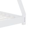 vidaXL Sengeramme for barn heltre furu hvit 90x200 cm