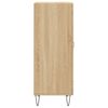 vidaXL Skjenk sonoma eik 34,5x34x90 cm konstruert tre