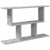 vidaXL Vegghylle Betonggr&aring; 80 x 15 x 50,5 cm Konstruert tre