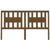vidaXL Sengegavl honningbrun 156x4x100 cm heltre furu