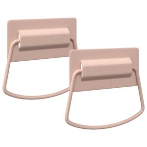 vidaXL Skaph&aring;ndtak 2 stk. Rosa 85 x 45 mm Metall