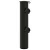 vidaXL Paraplyfotstang 0.6 kg Svart Jern for 40-50 mm Pole