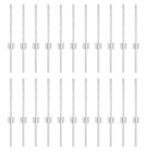 vidaXL Gjerdepunkter 22 pcs sølv 80 cm Stål