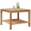 vidaXL Kaffebord Brun 60 x 60 x 45 cm Heltre teak