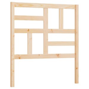 vidaXL Sengegavl 81x4x104 cm heltre furu