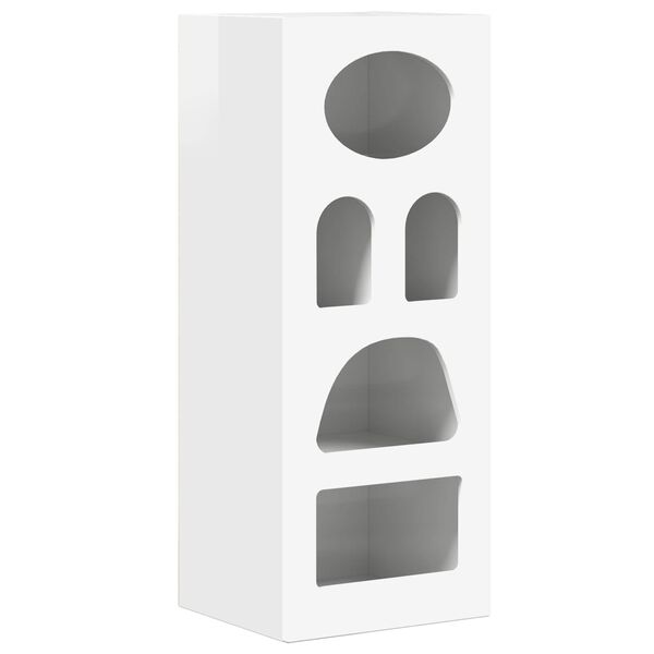 vidaXL Serviesskap H&oslash;yglanset hvit 40 x 35 x 100,5 cm Konstruert tre