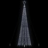 vidaXL LED Juletre med Spikes 1534 LEDs Kald Hvit 500 cm
