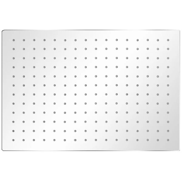 vidaXL Regndusjhode rustfritt stål 30x40 cm rektangulær