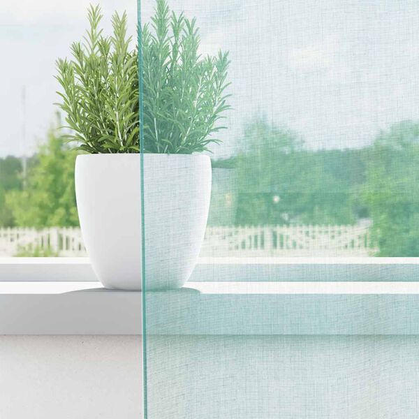 vidaXL Voilegardiner med grommets 2 stk turkis