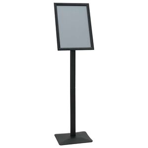 vidaXL Pedestal plakatstativ a3 Gjutjern Svart