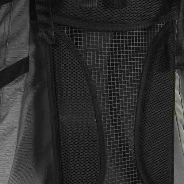 vidaXL Tursekk grå 80 L oxfordstoff