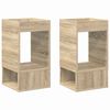 vidaXL Avlastningsbord 2 stk. Sonoma eik 30 x 30 x 56 cm