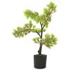 vidaXL Kunstig sypress bonsai med potte 60 cm gr&oslash;nn
