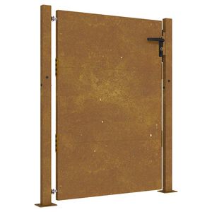 vidaXL Hageport 100x125 cm cortenst&aring;l