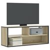vidaXL TV-benk sonoma eik 100x31x39,5 cm konstruert tre og metall