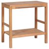 vidaXL Servantskap for bad heltre teak 74x45x75 cm
