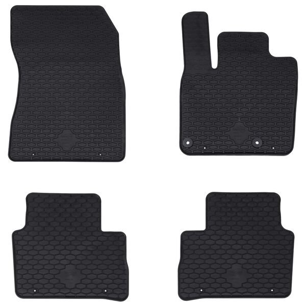 vidaXL Bilmatte 4 pcs Svart passer til Nissan QASHQAI 2021- Gummi