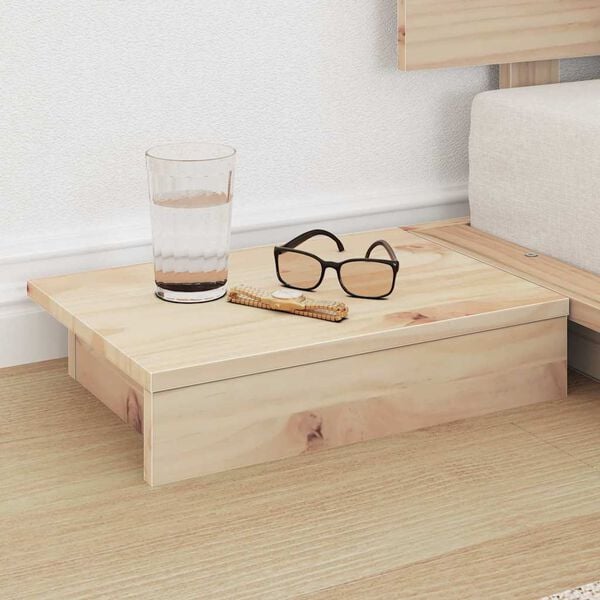 vidaXL Sengestamme Brun 80 x 200 cm tre