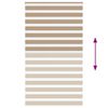 vidaXL Sebragardin sandbrun 120x230 cm stoff bredde 115,9 cm polyester