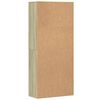 vidaXL Highboard sonoma eik 80x35x180 cm konstruert tre