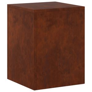 vidaXL Planteholder Rusten 30 x 30 x 40 cm Cortenst&aring;l