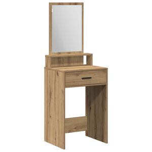 vidaXL Sminkebord Artisan Eik 50 x 41 x 140 cm Konstruert tre