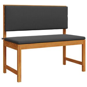 vidaXL Hagebenk Brun 100 x 50 x 91cm Massivt akasietre