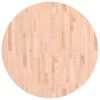 vidaXL Bordplate &Oslash;90x2,5 cm rund heltre b&oslash;ketre