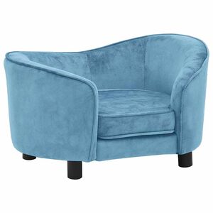 vidaXL Hundesofa turkis 69x49x40 cm plysj