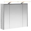 vidaXL Baderomsspeilskap Gr&aring; Sonoma 73,5 x 16 x 62,5 cm Konstruert tre