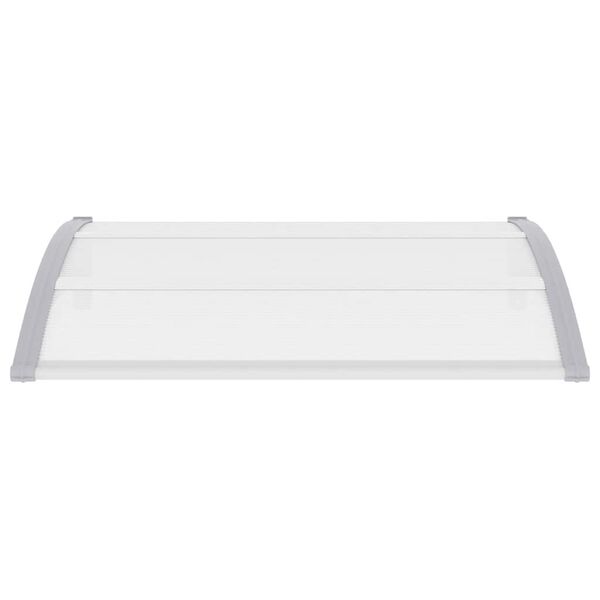 vidaXL Skjermtak gr&aring; 120x100 cm PC