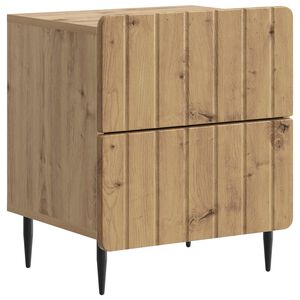 vidaXL Nattbordskap Artisan eik 43 x 34,5 x 49,5 cm Konstruert tre