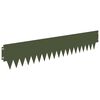 vidaXL Gjerdekant 20 stk. 103 x 20 cm metall Olivengr&oslash;nn