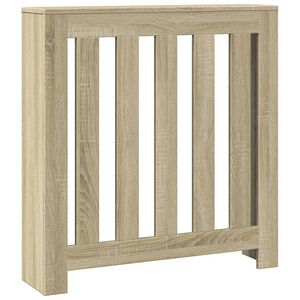 vidaXL Radiatordeksel sonoma eik 78x20x82 cm konstruert tre