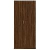 vidaXL Garderobe brun eik 90x52x200 cm konstruert tre