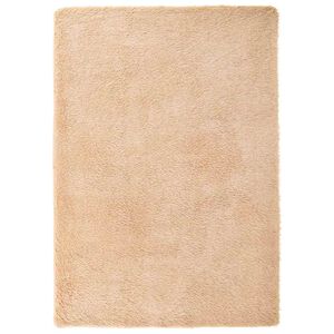 vidaXL Flossteppe med lang luv NAVARRA beige 240x340 cm polyester
