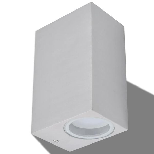 vidaXL Utendørs LED Vegglampe 2 stk. Firkant opp/Nedover