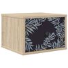 vidaXL Vegghengt nattbord DOKKUM Sonoma eik 36 x 33 x 25 cm