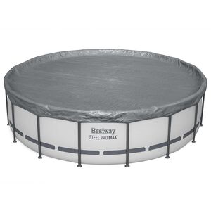 Bestway Bassengdeksel &Oslash;6,71 m Rund Polyester Gr&aring;