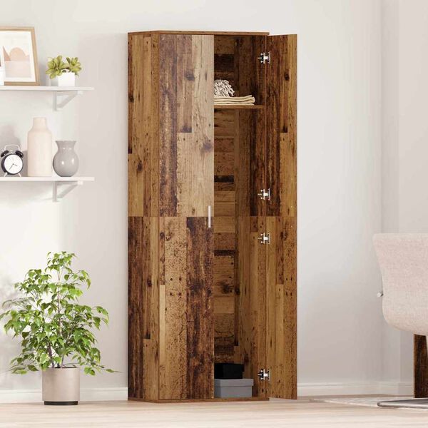 vidaXL Highboard Gamle tre 60 x 35 x 180 cm Konstruert tre