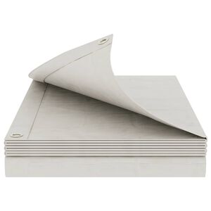 vidaXL Presenning med &oslash;yer Hvit 2 x 3 m 90 gsm PE