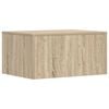 vidaXL Veggmontert skrivebord Veggmontert Sonoma eik 60 x 45 x 30 cm
