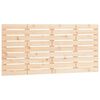 vidaXL Veggmontert hodegavl 126x3x63 cm heltre furu