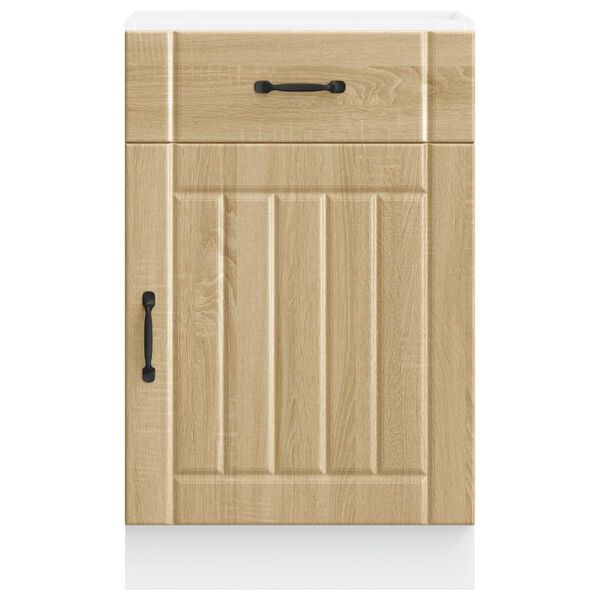 vidaXL Kj&oslash;kken underskap Lucca sonoma eik konstruert tre