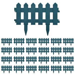 vidaXL Plenkanter 25 stk gr&oslash;nn 10 m PP
