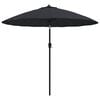 vidaXL Parasoll med aluminiumsstang 250 cm svart