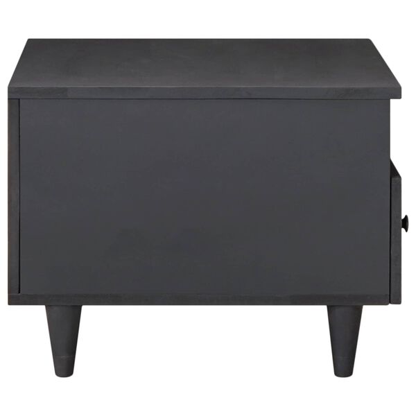 vidaXL Kaffebord med skuff Flerfarget 80 x 54 x 40 cm Massiv mango tre