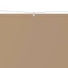 vidaXL Vertikal markise gr&aring;brun 180x1200 cm oxfordstoff